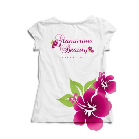 glamorous beauty_tee back