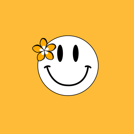 happy face jasmine flower yellow